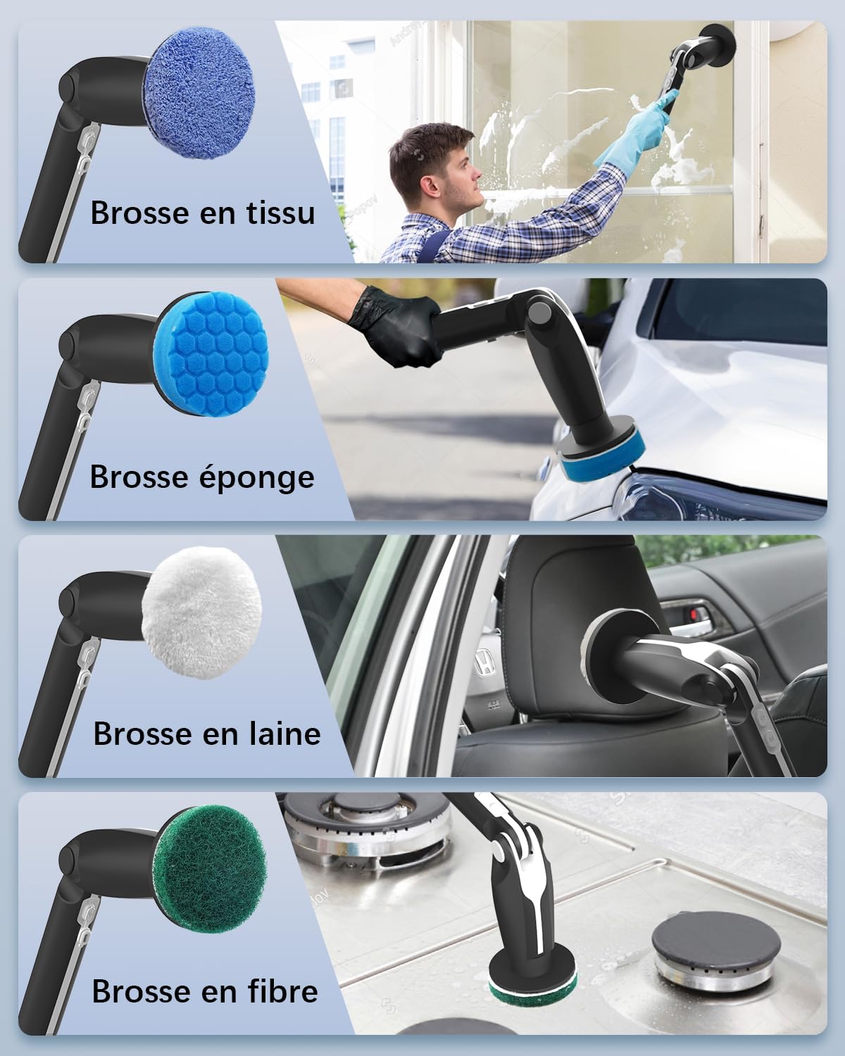 Brosse électrique améliorée 2025