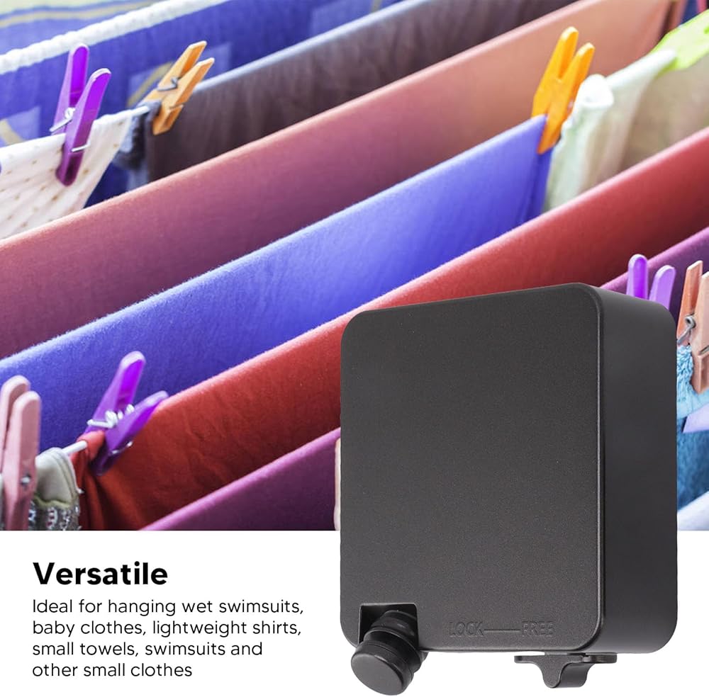 Corde à linge rétractable