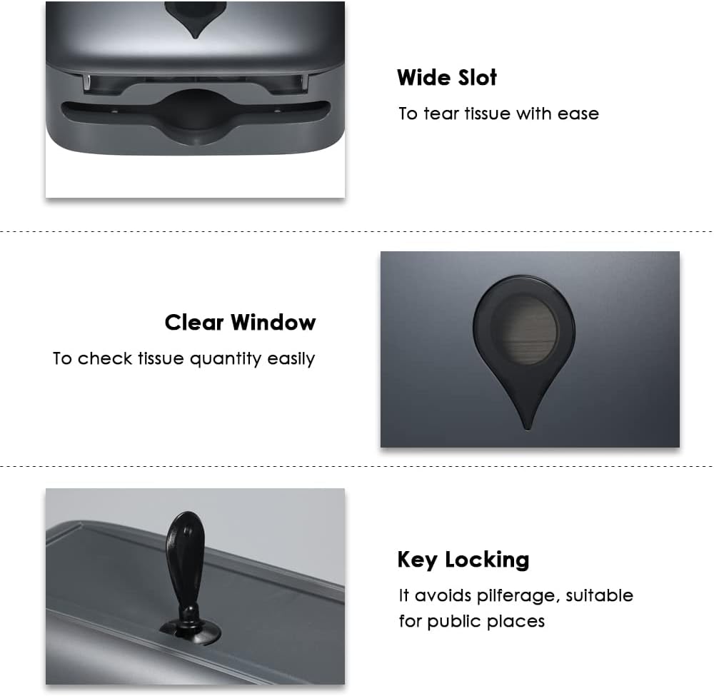 QEQSHQO Lot De 6 Clés Universelles Pour Distributeur De Papier Essuie-Tout Et Bain, Outils Pliés En C Pour Nombreux Rouleaux