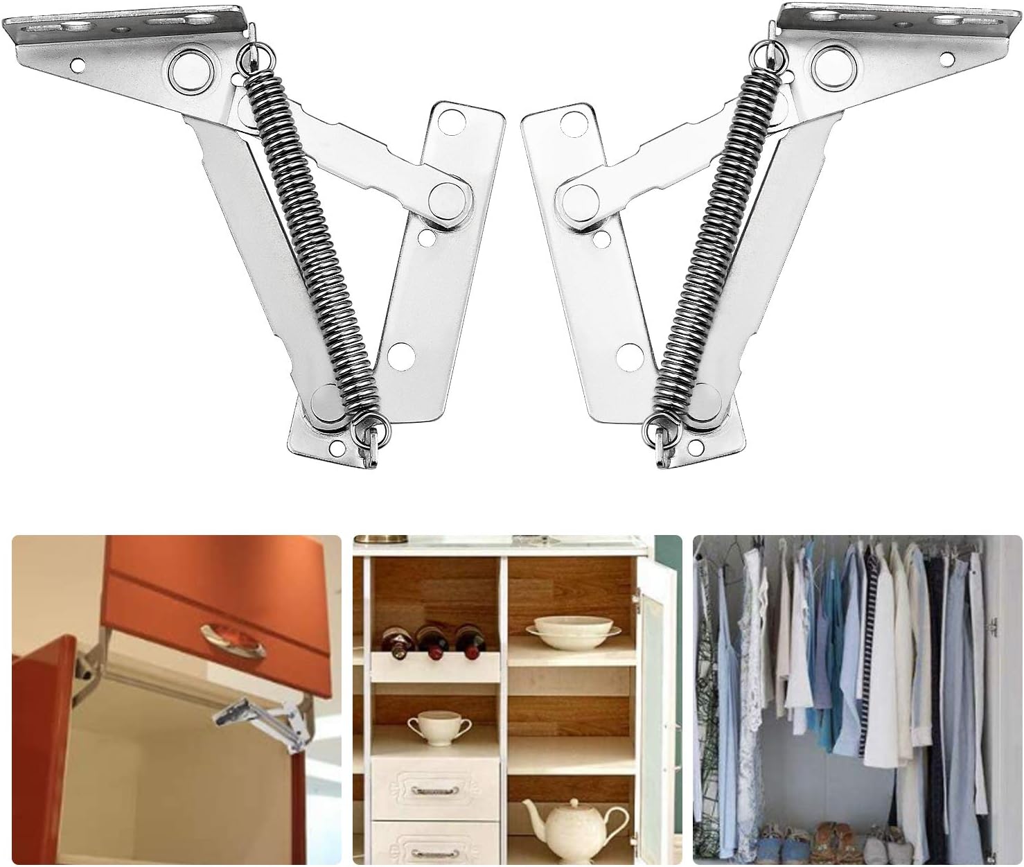 Cerniera A Molla Per Sollevamento Coperchio Di Divano Letto E Contenitore – In Acciaio