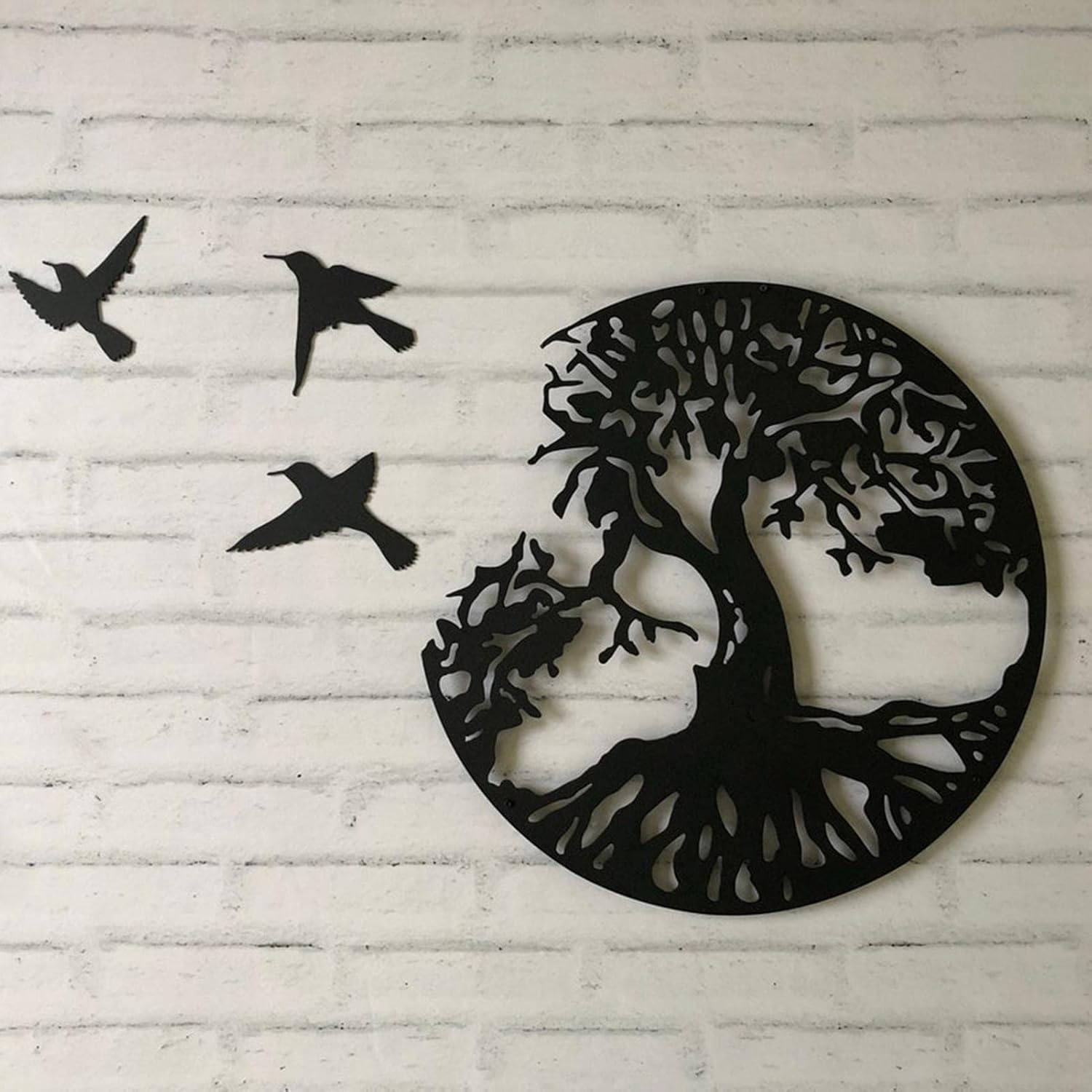 Art Mural en Métal Arbre De Vie