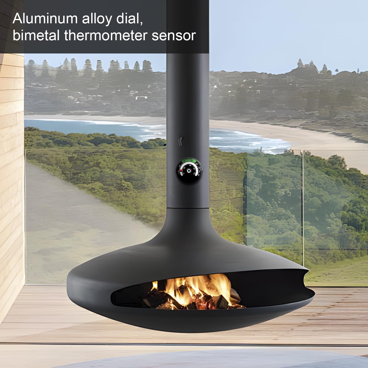 Thermomètres Magnétiques Pour Cheminées Et Poêles, Thermomètres Pour