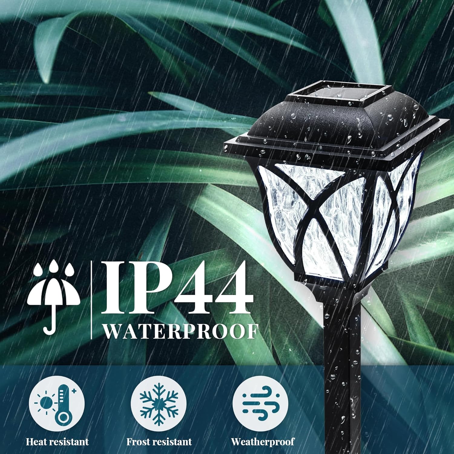 Lampes solaires LED de jardin 1
