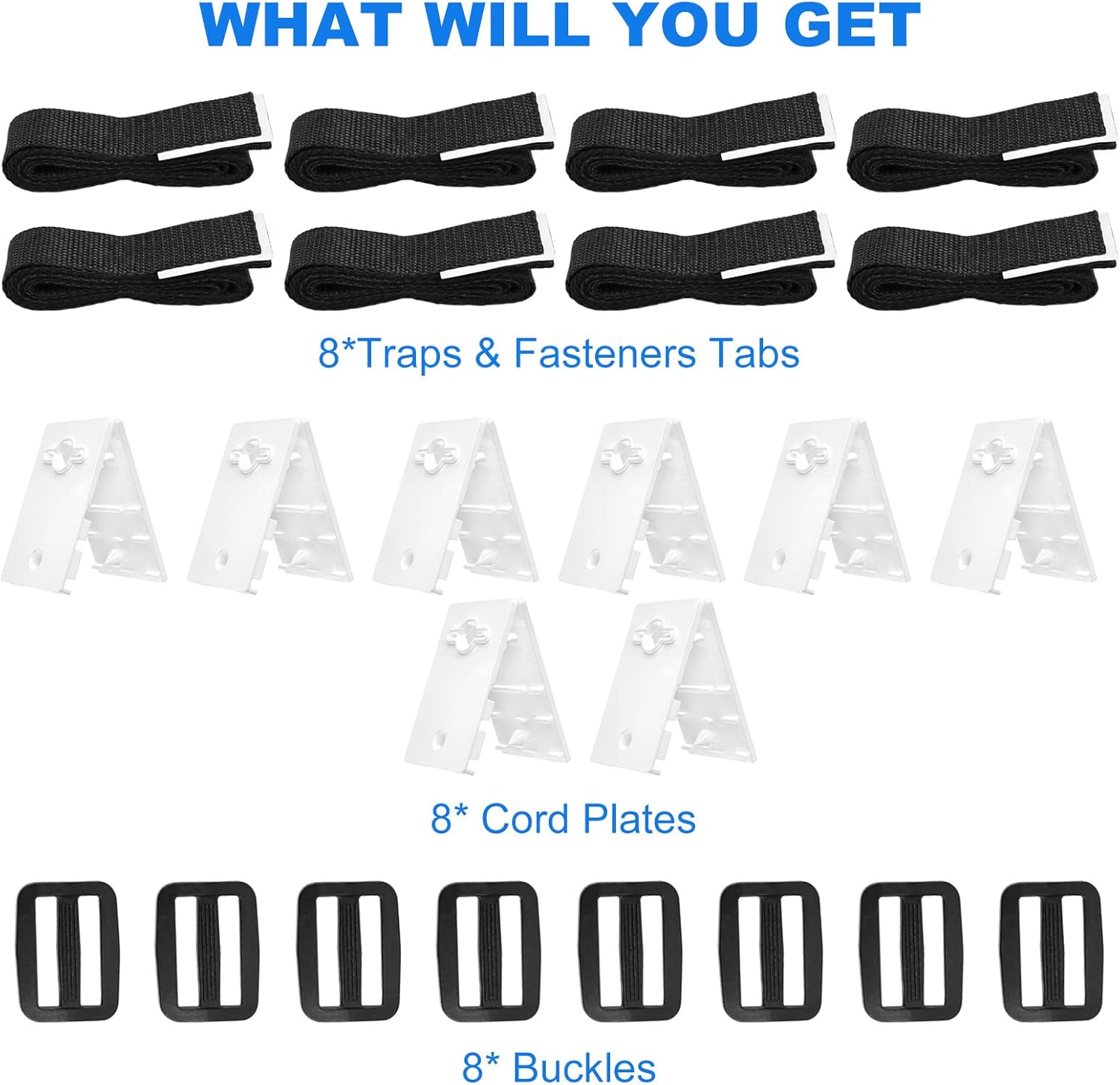 Kit De Fixation Pour Bâche Solaire De Piscine,8 Set Sangles De Maintien