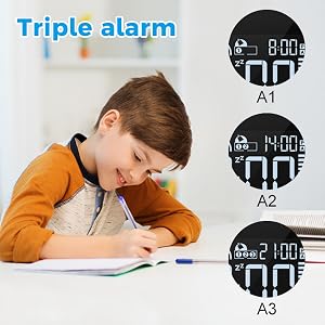 kids clock light up
