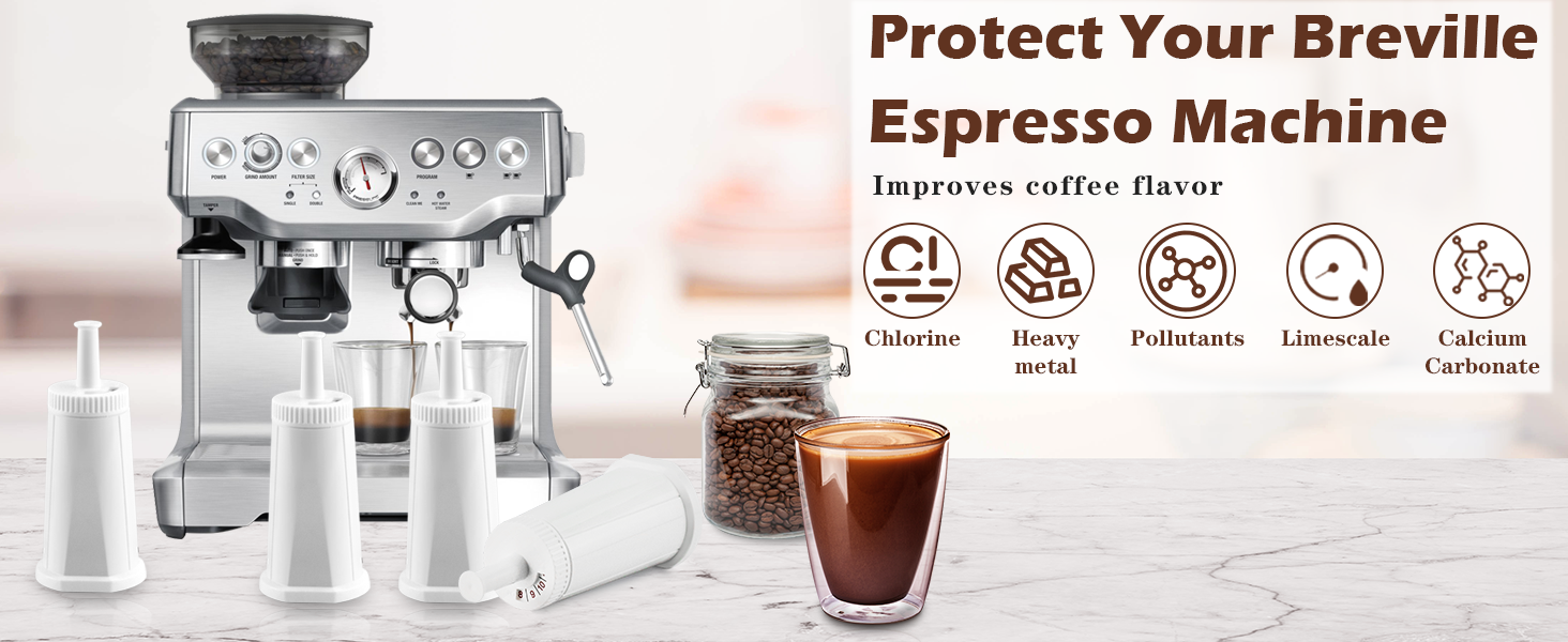 Filtre à eau de remplacement pour machine à expresso
