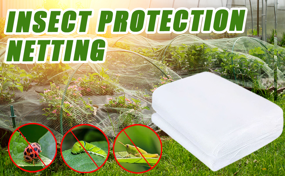 Filet de Jardin, Filet Anti Insecte, Filet Anti Insectes Potager, Maille Fine Anti-Insecte