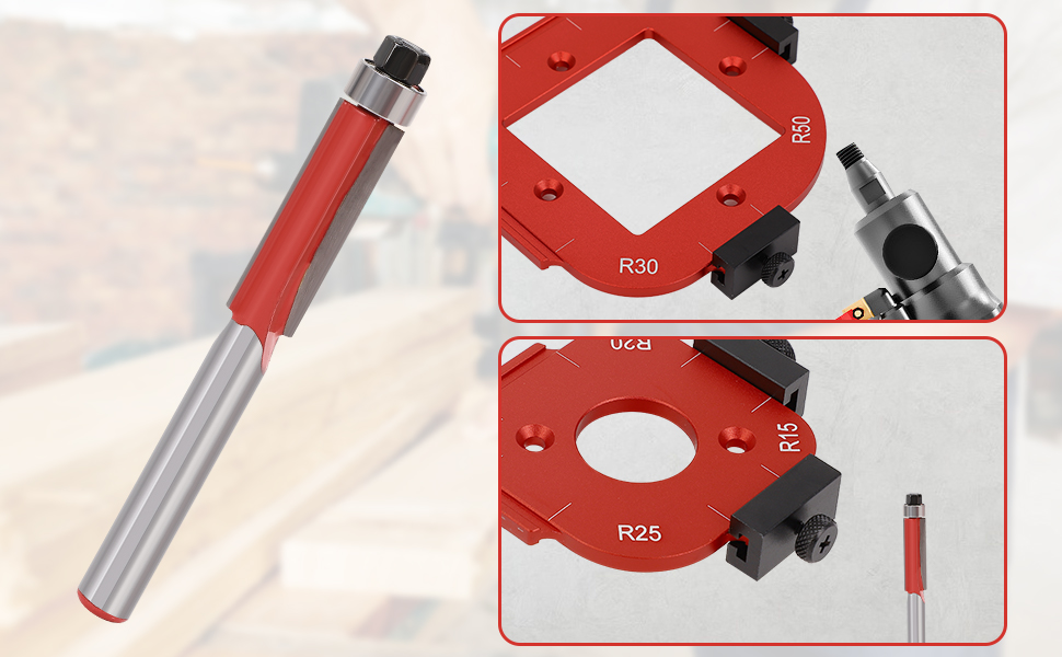 2Pcs Router Corner Radius Template 