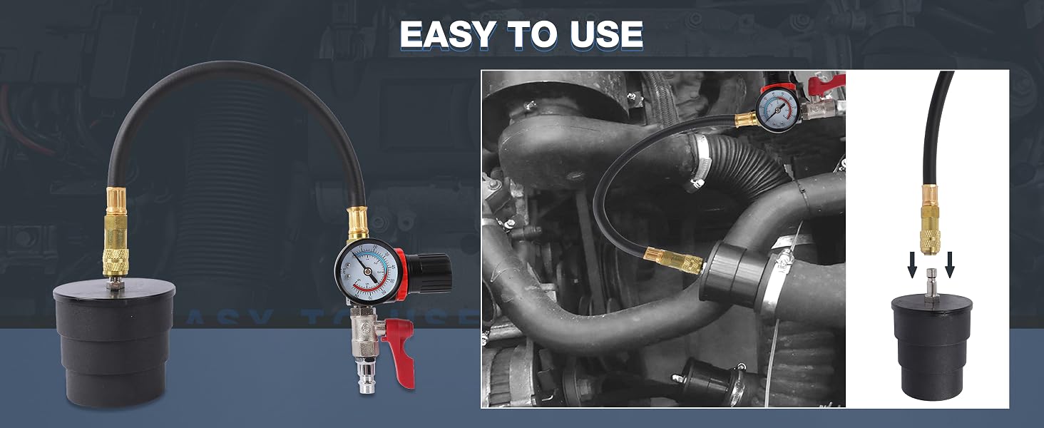 Turbo charger Air Pressure Boost Leak Test Kit