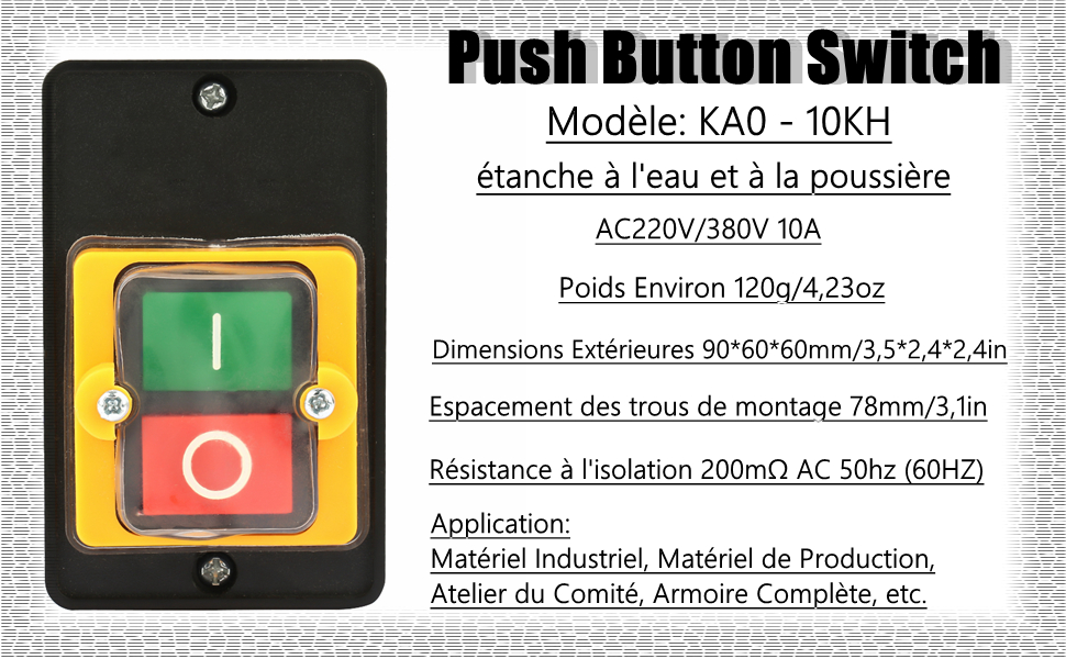 Commutateur à bouton-poussoir
