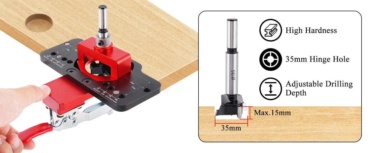 Locking Hinge Drilling Jig