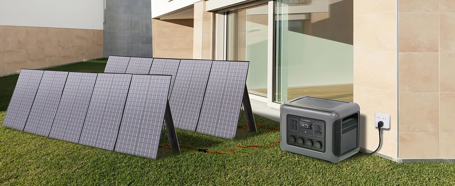 Steckdose + Solar LADUNG
