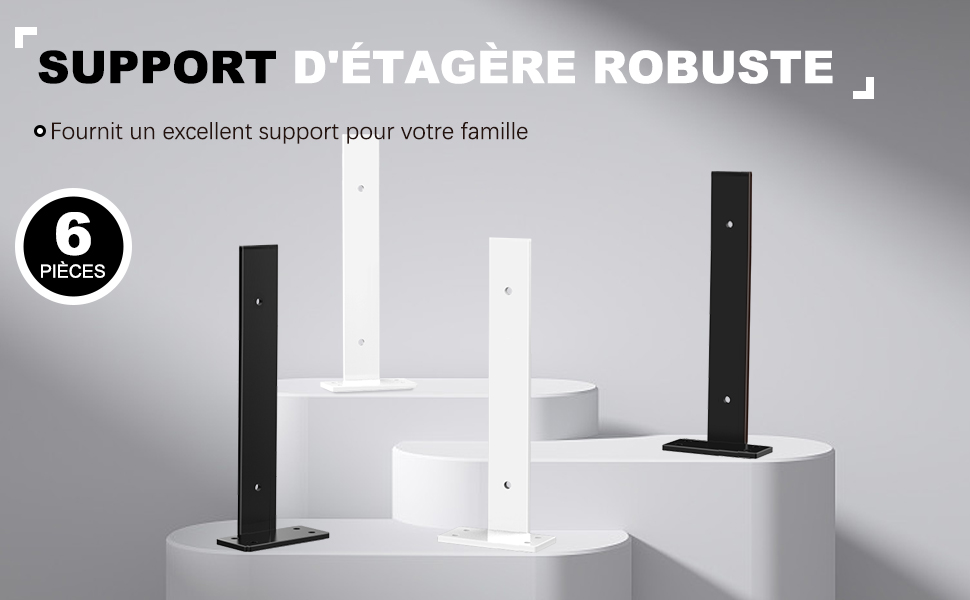 Supports d’etagere robustes