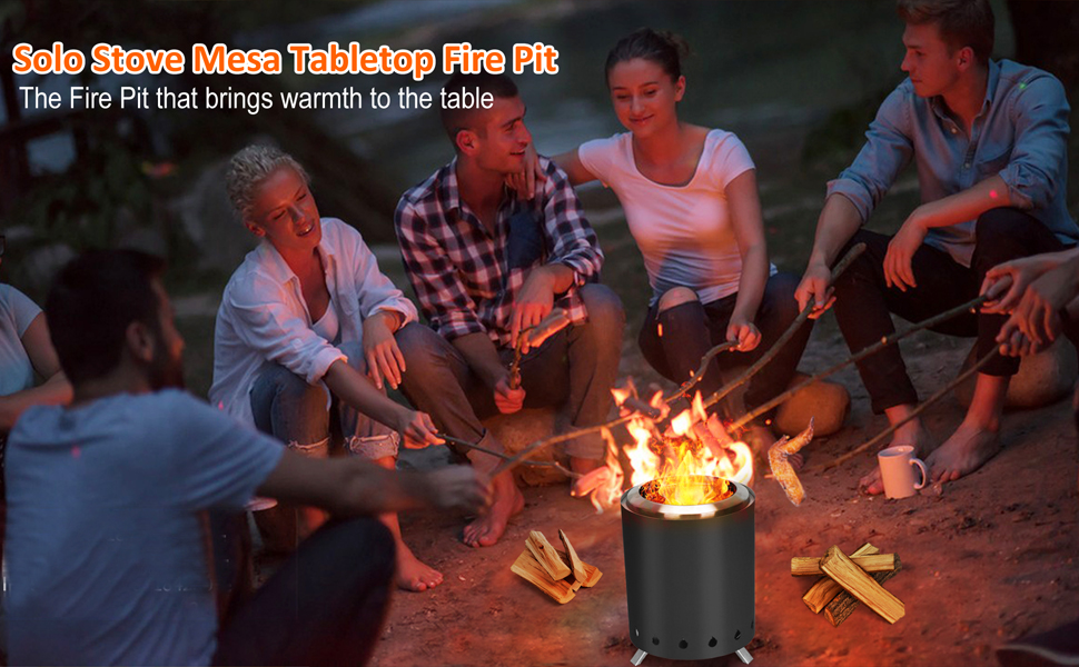 hoguera en solitario, nuestro mini hoguera está hecho de material de acero inoxidable de alta resistencia al calor