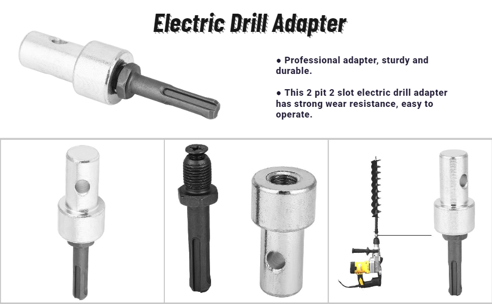 adaptateur de tarière tariere pour perceuse tariere pour perceuse 100mm
