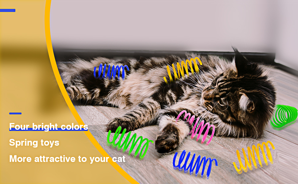 jouets à ressort pour chat
