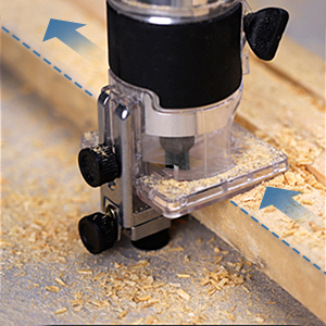 Oberfräse, 220V Einhandfräse Holzfräse Oberfräse Kantenfräse Mit Feste Basis Neigungsbasis 