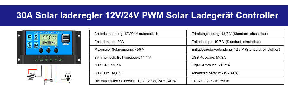 Régulateur de charge solaire