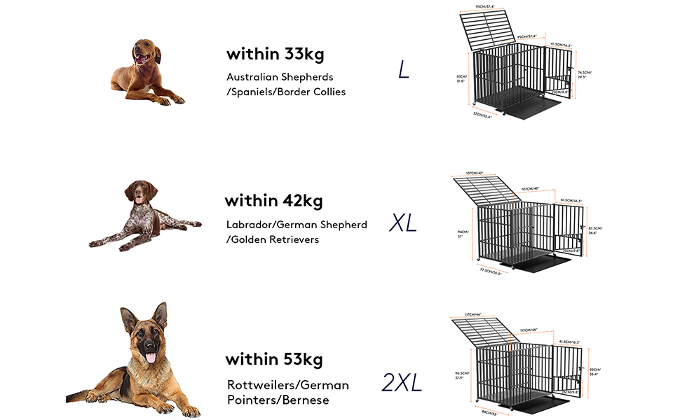 Gabbia per Cani da internotrasportino per cani taglia grande gabbie per cani kennel cane grande xxl