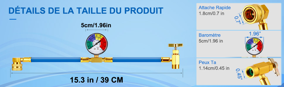 R134A Tuyau De Charge Auto Climatisation,