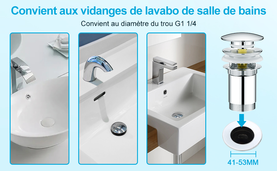  bonde de lavabo pop up