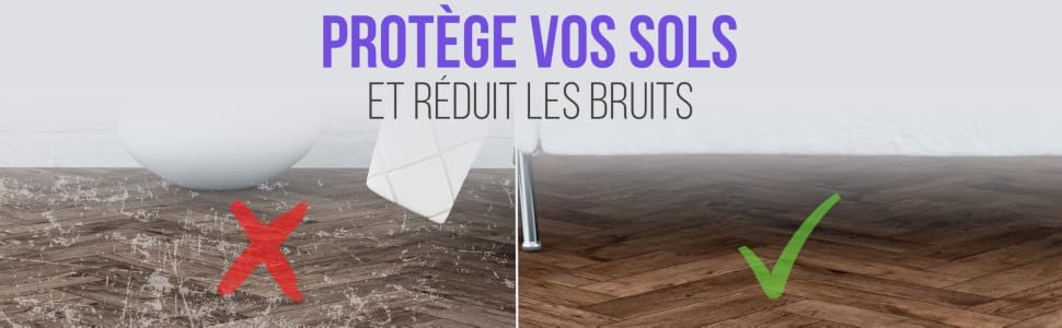 Patins pour meubles ptfe patins chaise teflon auto adhesif autocollant