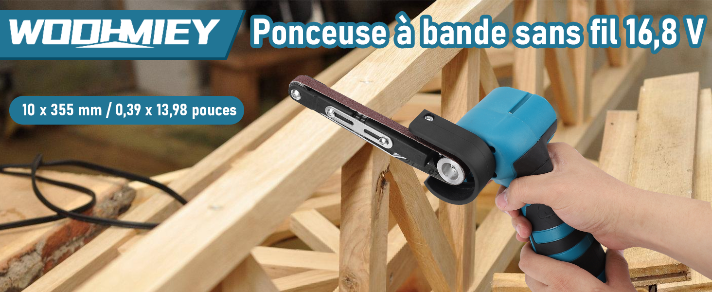 Ponceuse à bande sans fil 16.8V