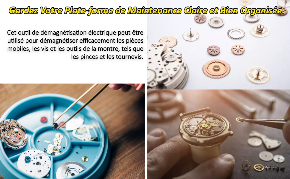 Outil De Réparation De Montre Professionnel - Extracteur Et Presse à Aiguilles - Yaklee Neuf