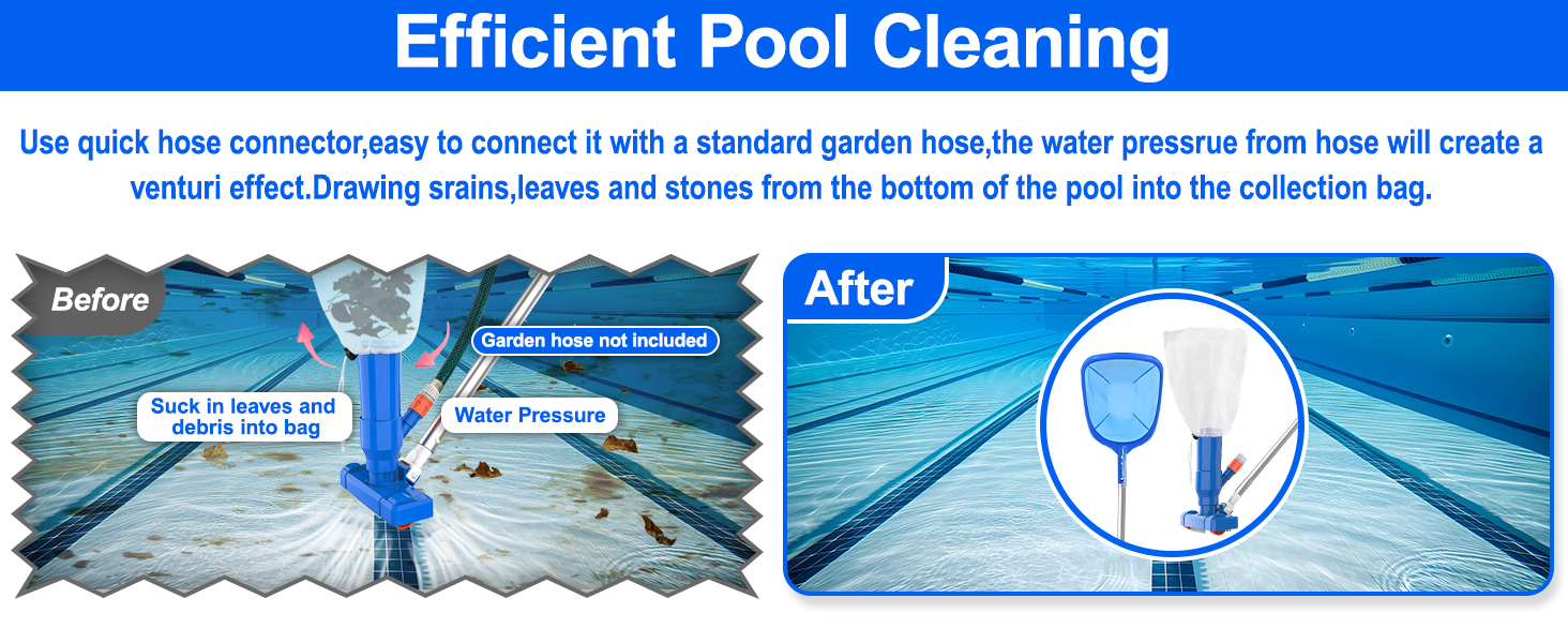 aspirateurs manuels pour piscine