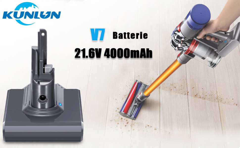 Batterie V7 SV11, 4000mAh V7 Batterie 21.6V