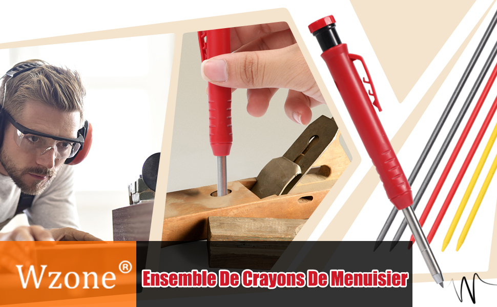 crayons de charpentier