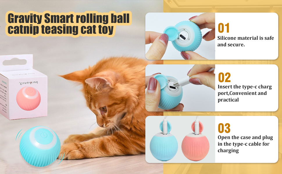 Balle de Jeux Interactive pour Chat