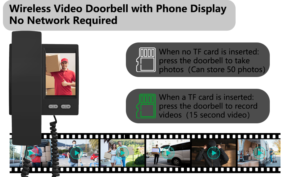 sonnette sans fil camera interphone video visiophon ring doorbell wifi connecté connectée 