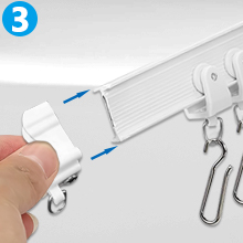 Rail Rideau Plafond Flexible 5 M – Courbable, Pour Séparateur De Pièce Ou Rideau De Douche | Kit Complet Avec Galets Et Supports