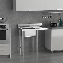 Utility kitchen sink