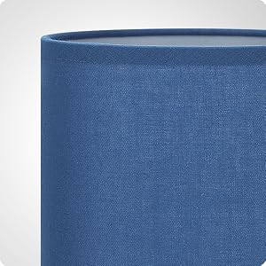 navy blue lampshade