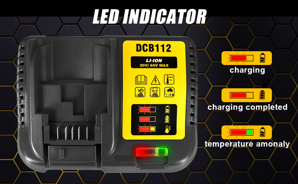 Chargeurs de batteries pour outils électriques Chargeurs Dewalt 20V