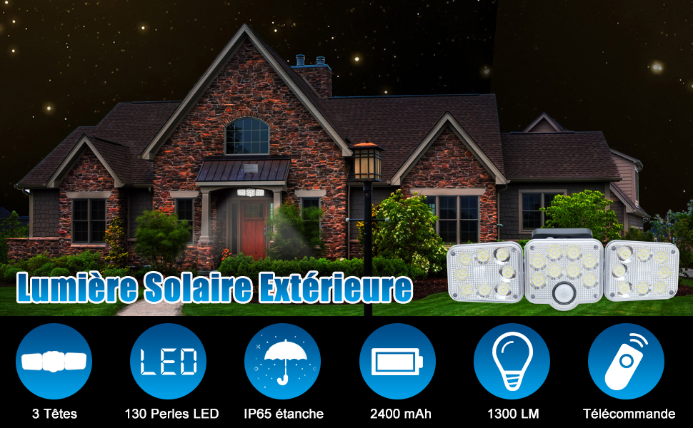 Lámpara solar para exterior