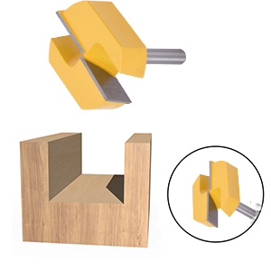 punta del router per rifilare