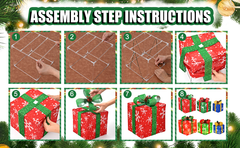 Christmas Lighted Gift Boxes-2