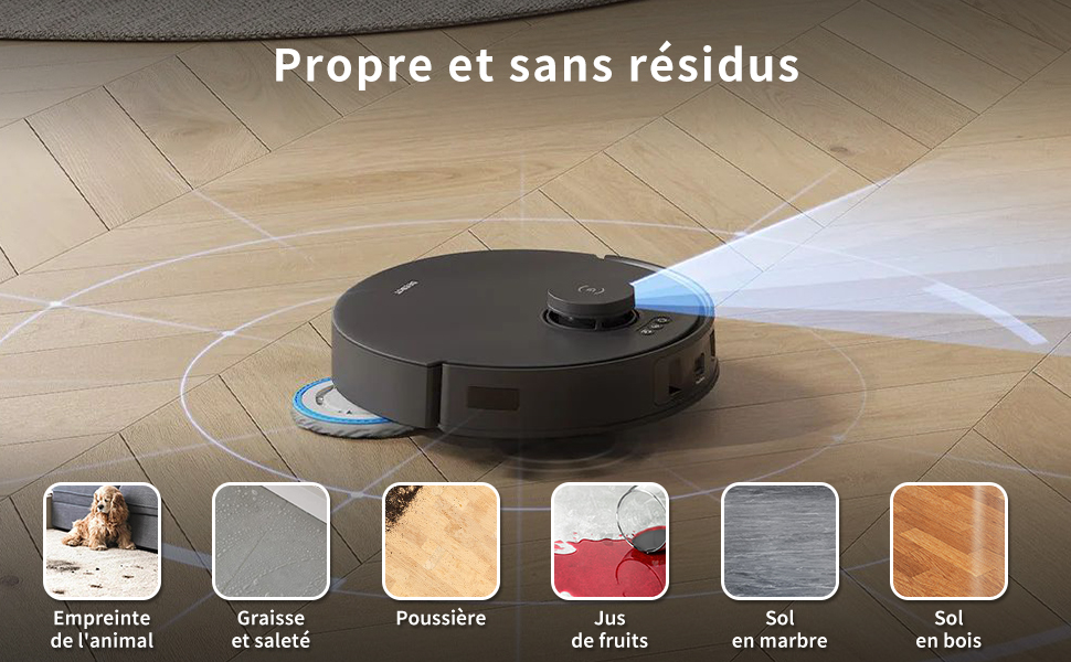 Chiffons Mop pour Ecovacs DEEBOT T30S COMBO