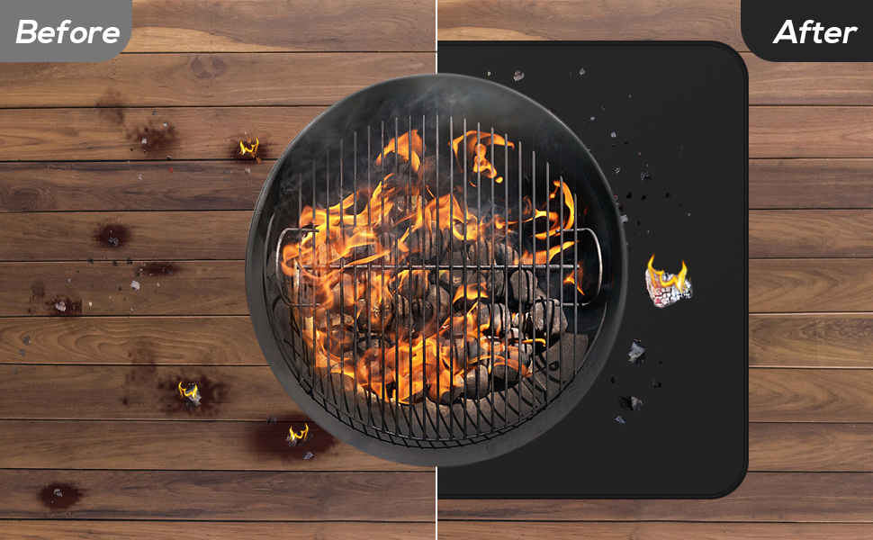 under grill mat