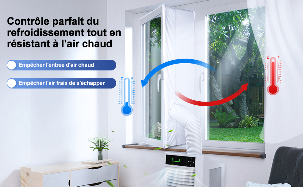 kit fenêtre climatiseur mobile