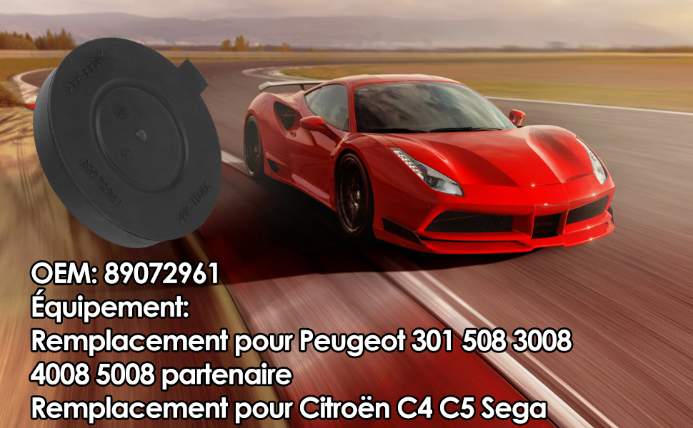 Fockety Scheinwerfer-Staubschutzkappe 89072961 – Passend Für Peugeot 301, 508, 3008, Citroën C4, C5 Uvm.