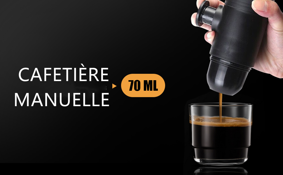 Irishom cafetière manuelle de 70 ml
