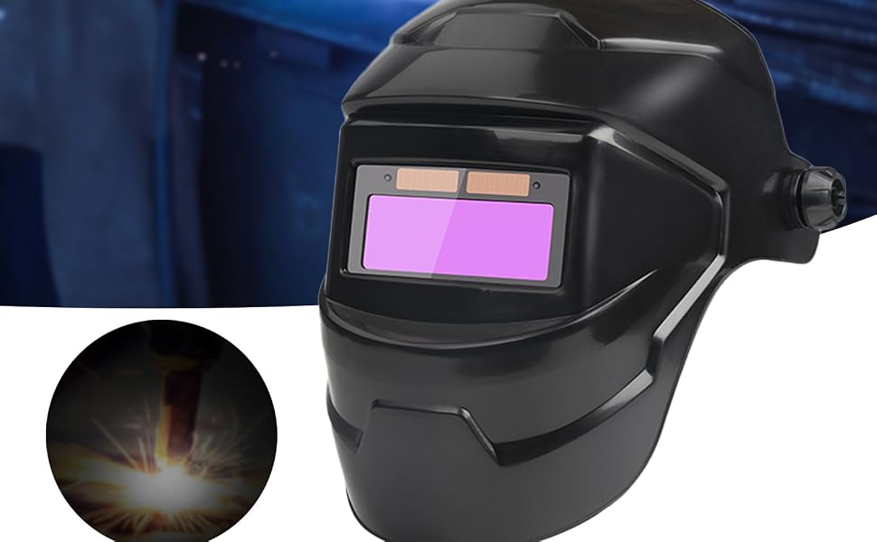 Welding Helmet Auto Darkening Welding Hood Solar Powered True Color Welding Mask
