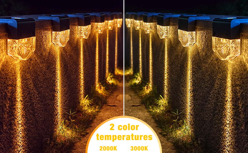 Lampes solaires pour jardin extérieur