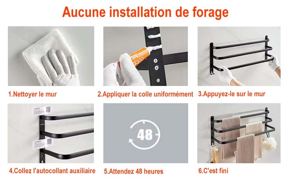porte-serviettes de salle de bain