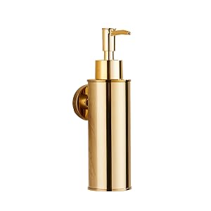 gold soap dispenser