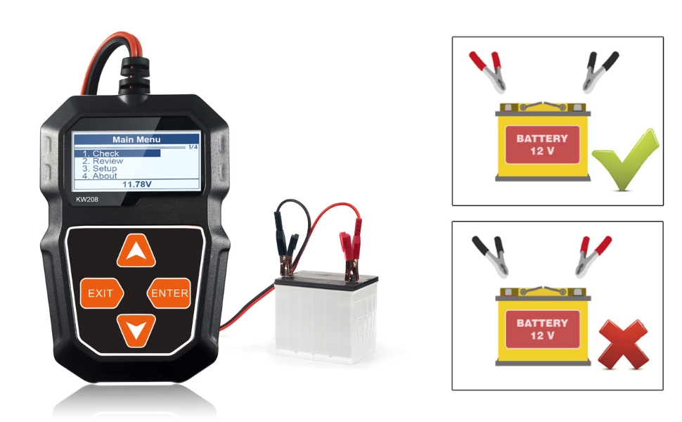 Testeur de batterie de voiture
